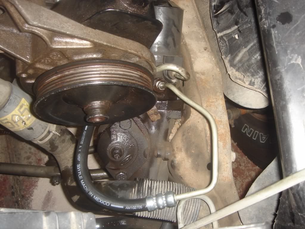 Saginaw Power Steering Pump Swap on 302/351W FSeries/Bronco Ford